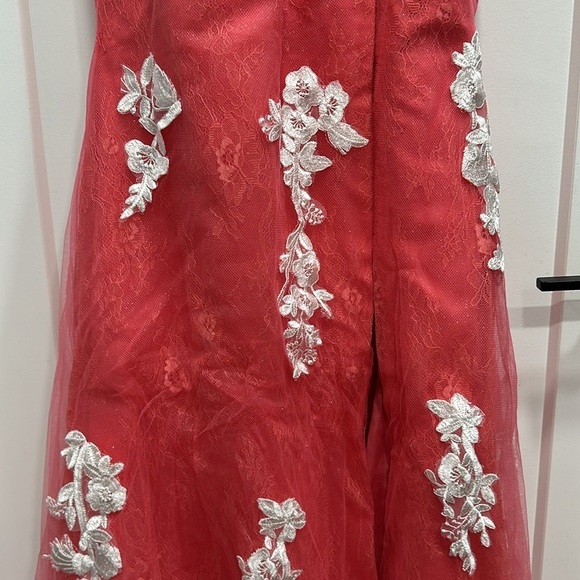 Prom Dress - Halter, Lace Up Back & Zipper - Picture 5 of 17